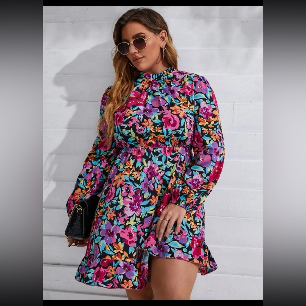 SHEIN mini floral dress new without tag size 1x